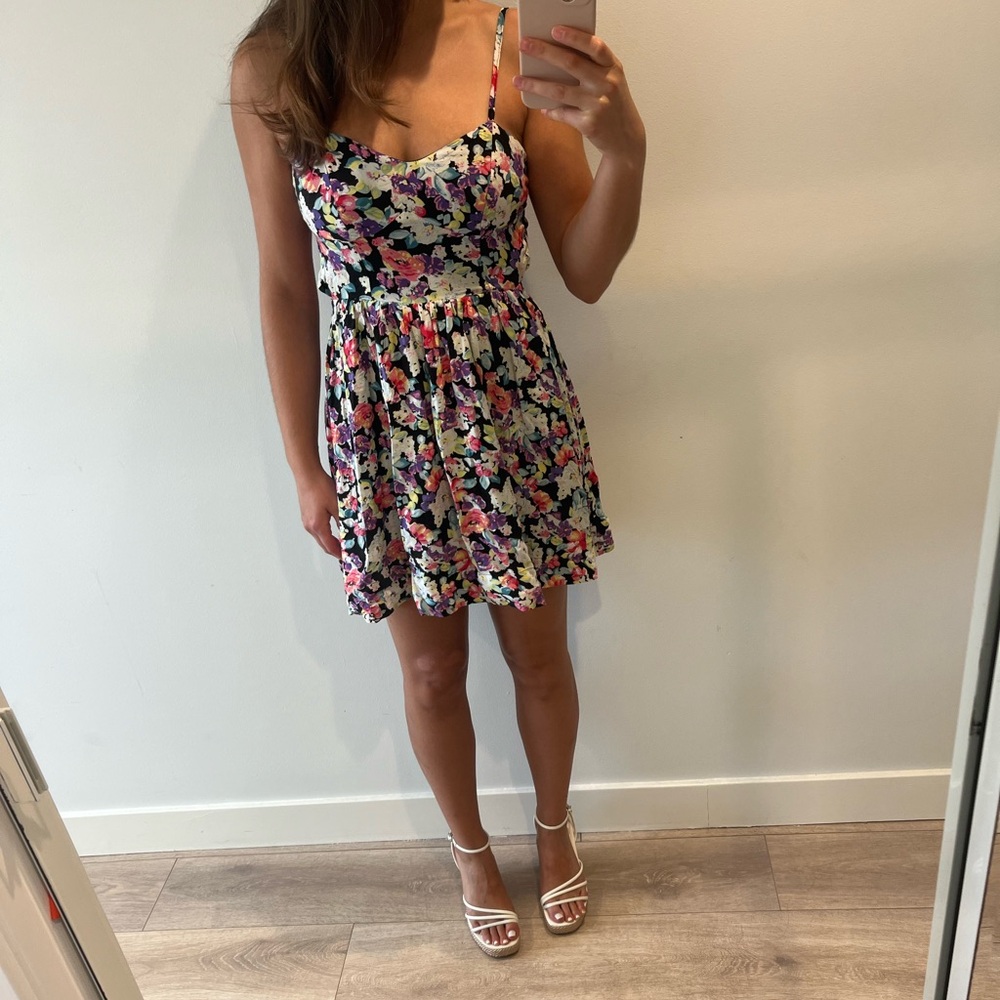 MINKPINK mini floral sun dress